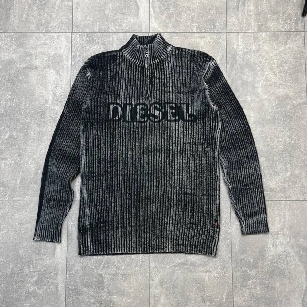 RARE Vintage Diesel 1/4 Zip Jumper Sweater, such an insane find!!